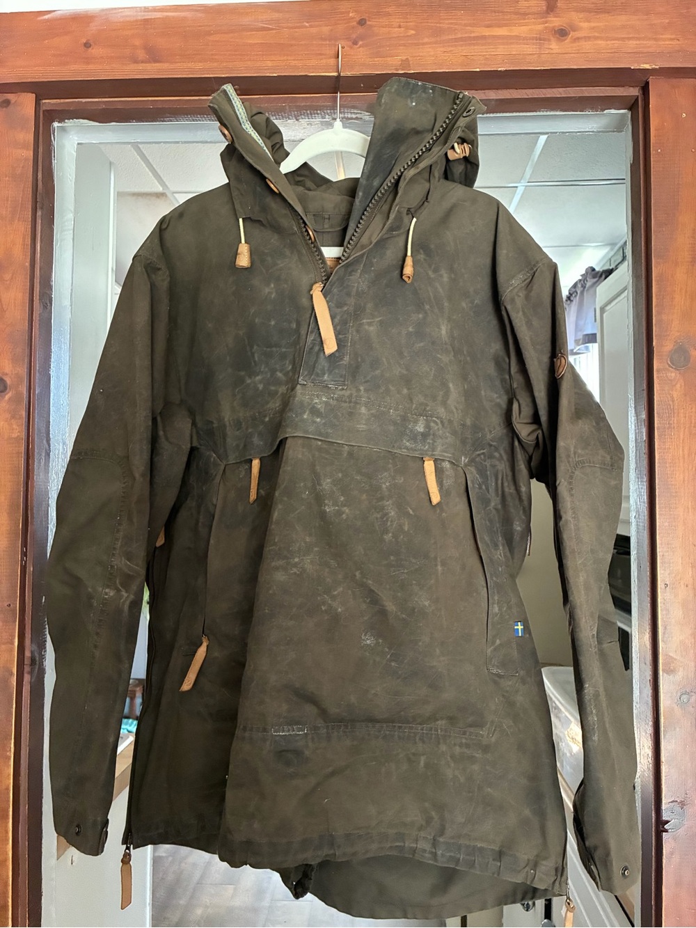 Men's Fjallraven No. 8 Anorak Jacket - Olive